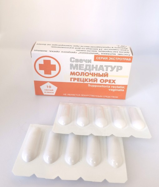 Свечи Молочный грецкий орех